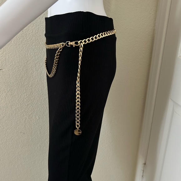 Ann Klein Heavy Weight Chain Link Adjustable Length Gold Color Belt - Picture 5 of 9